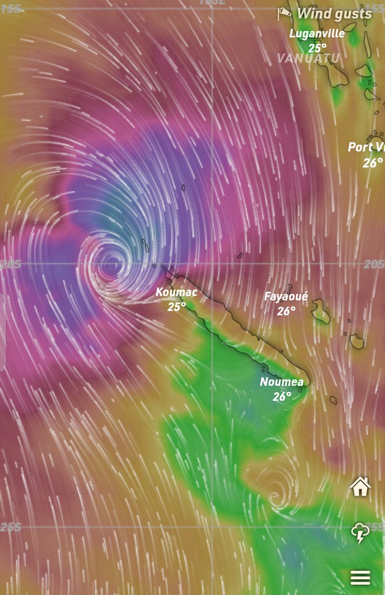 MWPU_1's tweet image. ⚠️𝗧𝗥𝗢𝗣𝗜𝗖𝗔𝗟 𝗖𝗬𝗖𝗟𝗢𝗡𝗘 𝗥𝗨𝗕𝗬⚠️
#TCRuby  (Update 6am - 14/12)
𝗖𝗔𝗧𝗘𝗚𝗢𝗥𝗬: 2️⃣🟠
𝗣𝗥𝗘𝗦𝗦𝗨𝗥𝗘: 975 hPa
𝗪𝗜𝗡𝗗: 120km/h
𝗚𝗨𝗦𝗧𝗦: 166km/h
𝗟𝗢𝗖𝗔𝗧𝗜𝗢𝗡:  19.3°S 162.4°E
𝗧𝗥𝗔𝗖𝗞𝗜𝗡𝗚: SSE at 24 km/h

ℹ️ FijiMet

#𝗠𝗪𝗣𝗨🌀
