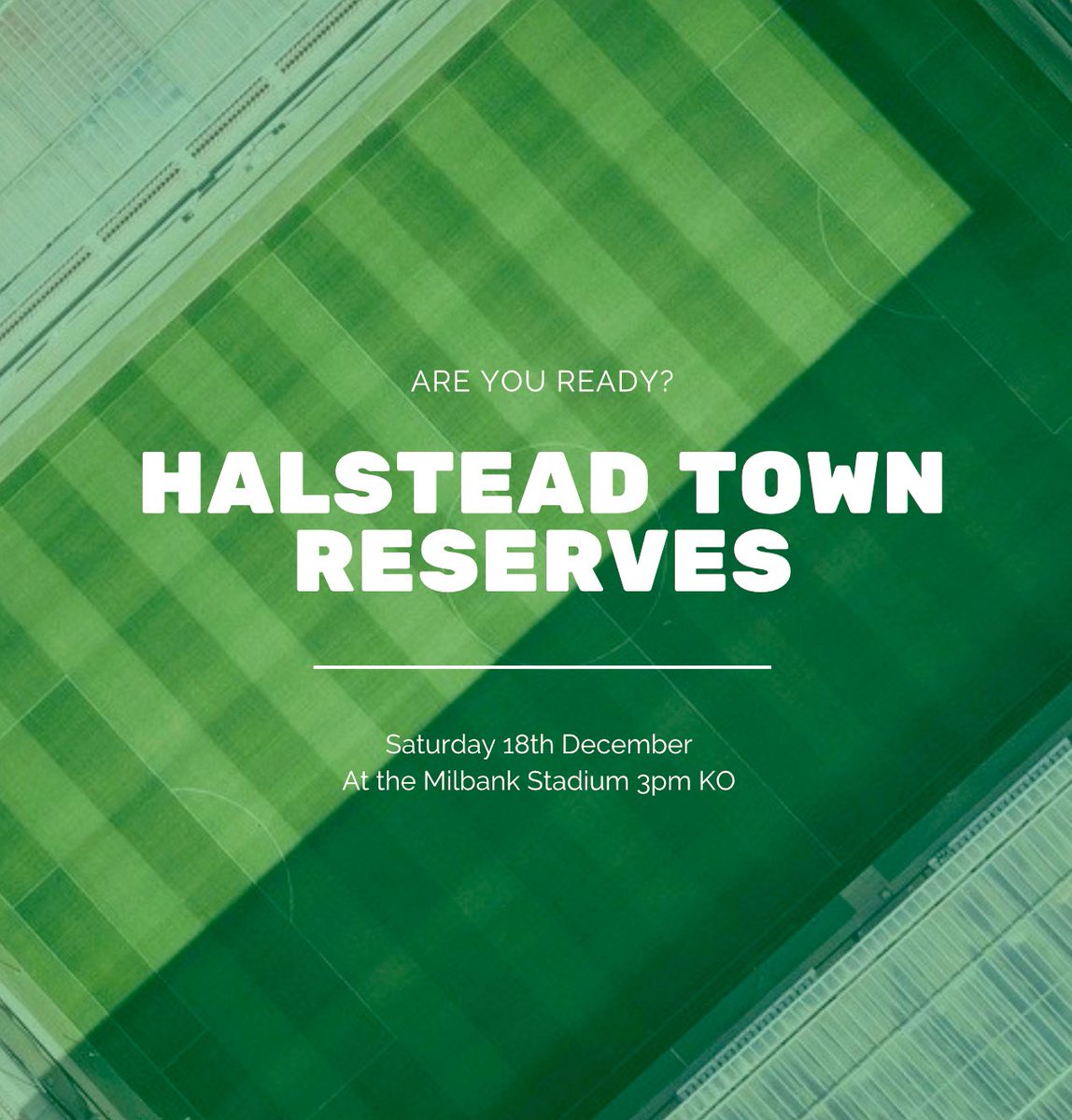 HalsteadTownRFC's tweet photo. At home for our last game before Christmas! 3PM KO at the Milbank Stadium. Should be a really exciting game! https://t.co/qGLytlcINT