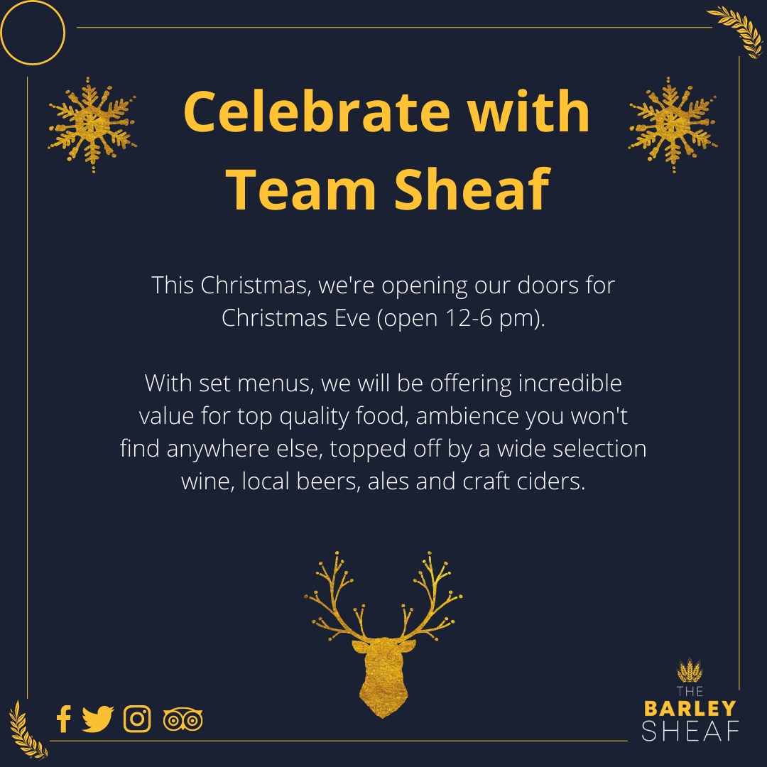 🐶 Join us on this special occasion for an afternoon to remember for years to come. Bring your family, friends and your four-legged companions. Leave no family member behind this Christmas! 🐶

Book a table today! 01726 843330 

#barleysheafatgorran #cornwall #gorran #gastropub