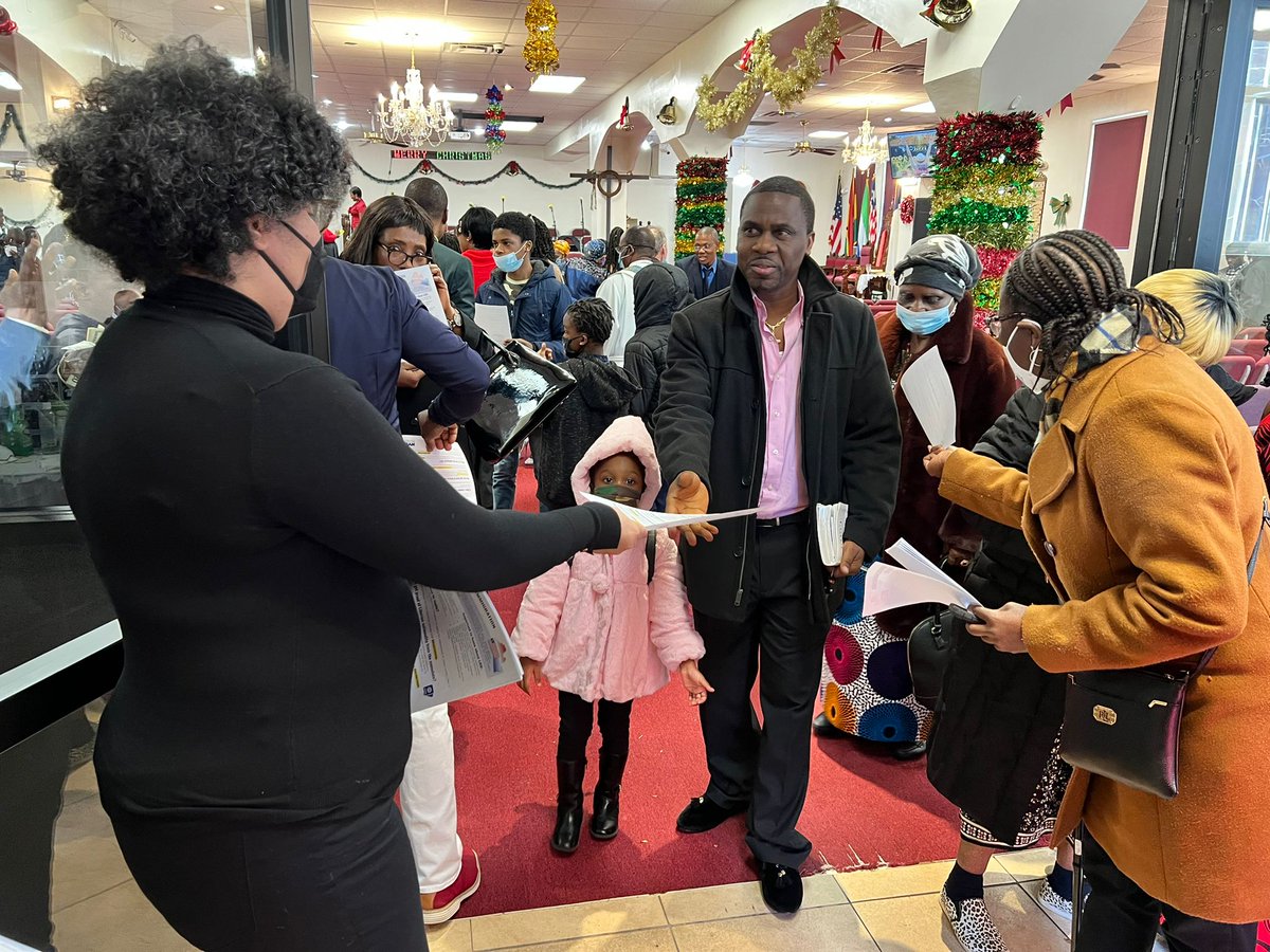 NYCImmigrants's tweet photo. Yesterday, Commissioner Batista joined community leaders at Christ Assembly Lutheran Church on Staten Island to remind Liberian New Yorkers to submit their applications before the #LRIF deadline on December 20th. Learn more by visiting https://t.co/gLCpDnISsF https://t.co/tMOwztNKgO