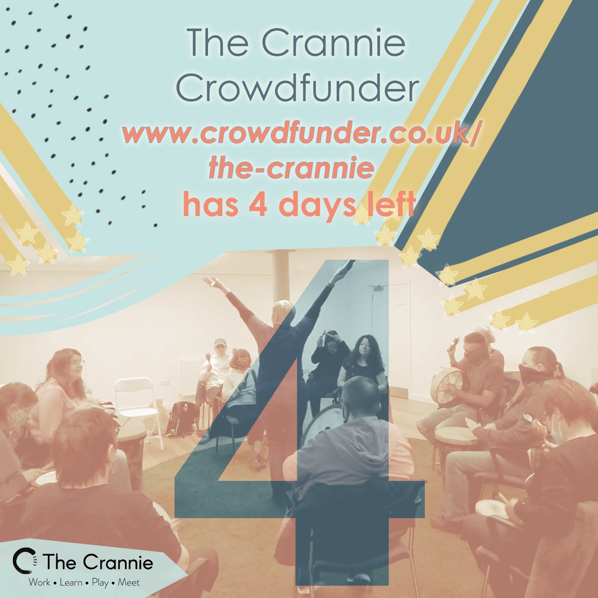 Help us rebuild community connection in the Old Town. Only 4 more days to go for The Crannie Crowdfunder! Visit:  crowdfunder.co.uk/the-crannie
Contribute to your community this Christmas!
#edinburghcommunity #communityspaces #edinburgh #placemaking #supportsmallcharity #supportlocal