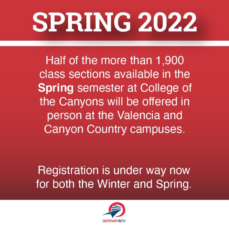 GatewaySCV's tweet image. Register now! canyons.edu/studentservice…