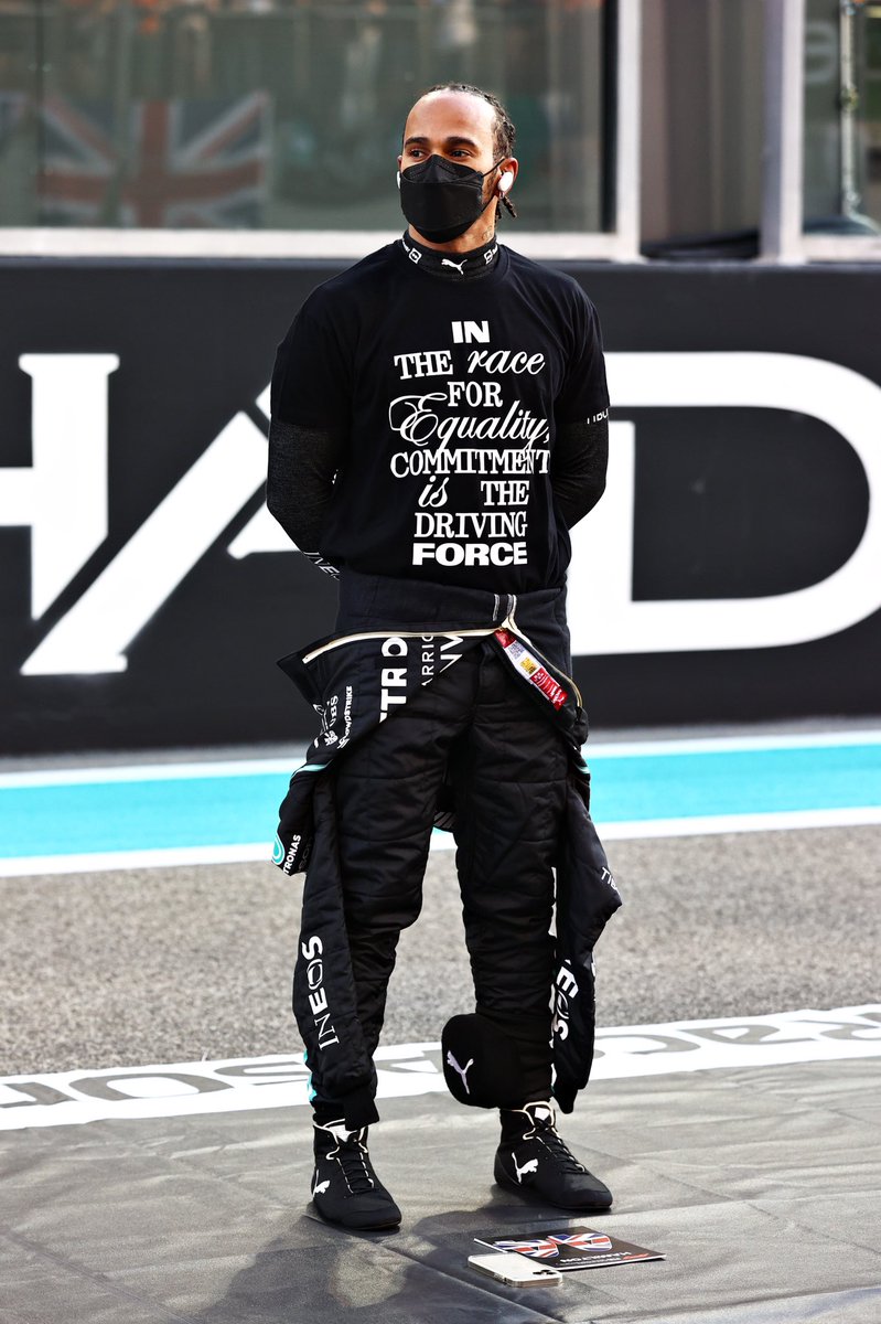 In the race for equality, commitment is the driving force <a href="/LewisHamilton/">Lewis Hamilton</a>