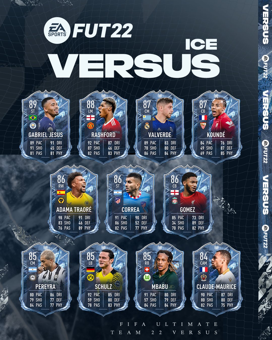 Uzivatel Ea Fifa France Na Twitteru La Seconde Equipe Fut Versus Est Dispo 1 1 Elements Joueurs Speciaux Avec Des Evolutions Permanentes Plus D Infos T Co Nfqrmpmmr9 Fifa22 T Co 2xrbdpf7gc Twitter