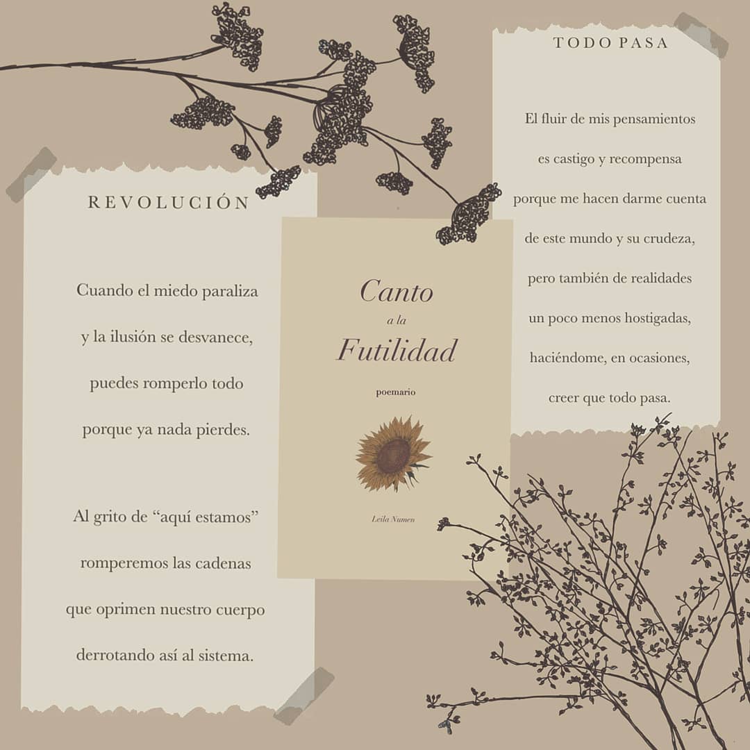 leilanumen's tweet photo. Hola! Quiero recordar por aquí que la primavera pasada publiqué un librito de poesía 😊 Se puede comprar en físico por 6,50€ en Amazon y creo que puede ser un regalo de Navidad bonito y asequible para aquellos que gusten de este tipo de poesía 🌻 
El link está en mi bio 🤍 https://t.co/ecRaLbDpkv