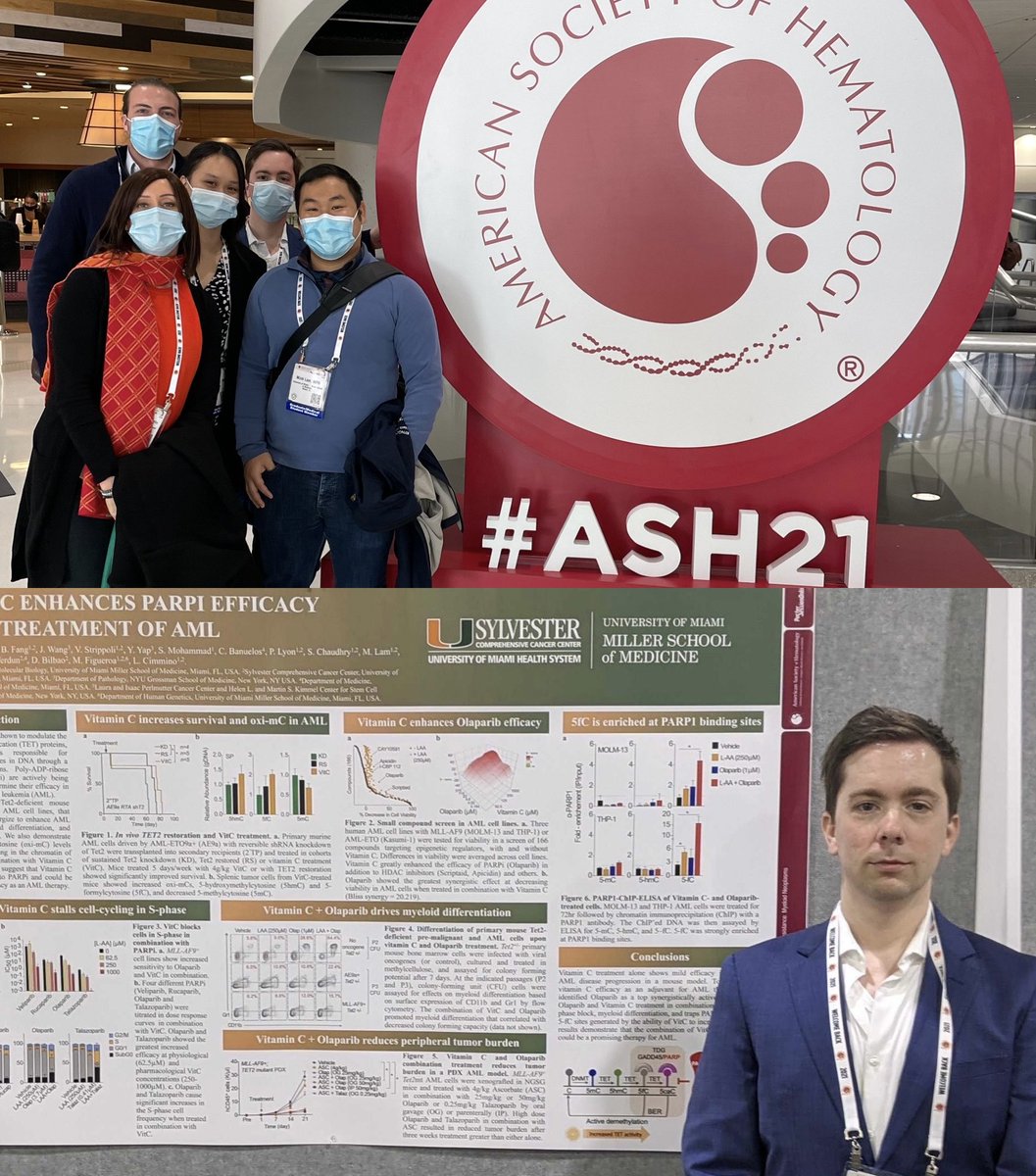 Had a bloody good time at #ASH21 with the lab, and congrats to ⁦<a href="/john_brabson/">John Brabson</a>⁩ on his poster!