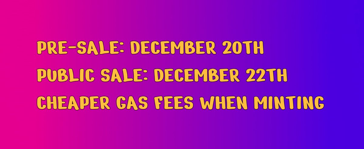 Hello #FlamingoFamily! 🦩

Our team has been working hard to get everything ready for launch and now we are finally ready for it!🚀

Updates:🔥
- Pre-Sale date: December 20th
- Public Sale date: December 22th
- New type of smart contract
- Cheaper gas fees (Up to 70% cheaper)