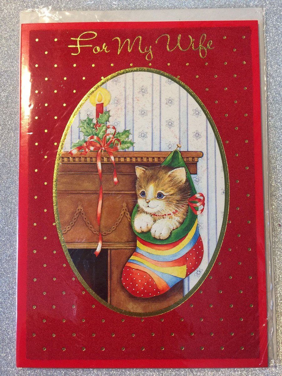 WatsonsVintage's tweet photo. These PURRFECT Wife Christmas Cards have RETRO Velour Fronts in my #etsyshop #RARE Vintage/Retro circa 1970s Cute &amp; Kitsch 'For My Wife' Christmas Card #CatDesign #VelourFront #RetroLovingWife https://t.co/yw32sbUoyz #Rare #1970s #WifeChristmasCard #KitschXmasCard #CuteCatDesign https://t.co/w9nldCmDi2