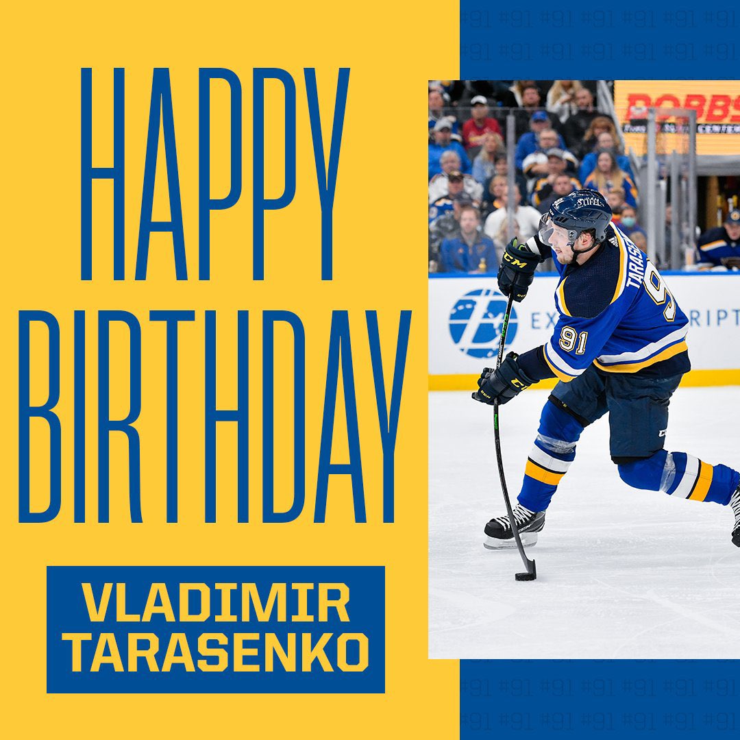 Happy Birthday Vladimir Tarasenko  