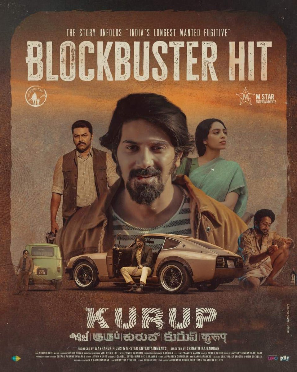 Mathew10402897's tweet image. BLOCKBUSTER KURUP! 🎉🔥

#DulquerSalmaan @dulQuer #Kurup