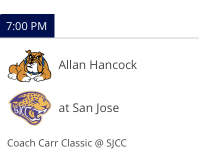 CCCMBCA's tweet photo. The Aye brothers will face each other on Thursday at the Coach Carr Classic. Younger brother, Devin (San Jose), holds a 1-0 advantage over Tyson (Allan Hancock). Bragging rights around the holiday dinner table are in play. https://t.co/3N0drkduF0