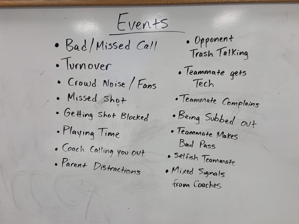 #MentalMonday 
Today we discussed #NextPlaySpeed 
-The ability to move on to the next play after experiencing some type of adversity within a game. 

Mistakes will happen, but you can’t let one mistake lead to another mistake. 
#OwlHoops #ATTITUDE