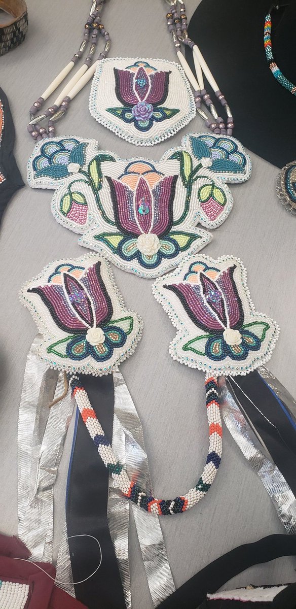JJohnston138's tweet photo. Today we began our Minidomnenske Unit (beading) and the students are excited. We explored the use of beads culturally and revisited beading projects in our board that they took part in. This year they will pattern in multiple individual ways &amp; use #Anishinaabemowin ❤ https://t.co/gMZpEsLFXd