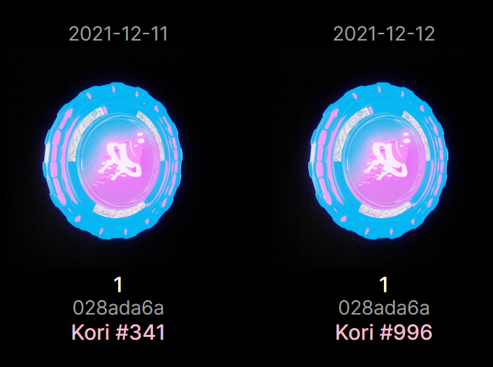 MiguelHunter's tweet photo. It's raining #Kori! Thanks @BitFins !

I can't think of a better digital stocking stuffer than a #BitFin.  I already picked up a couple for my niece and nephew. 

#CNFTCommunity https://t.co/YcR7XbR7Rs