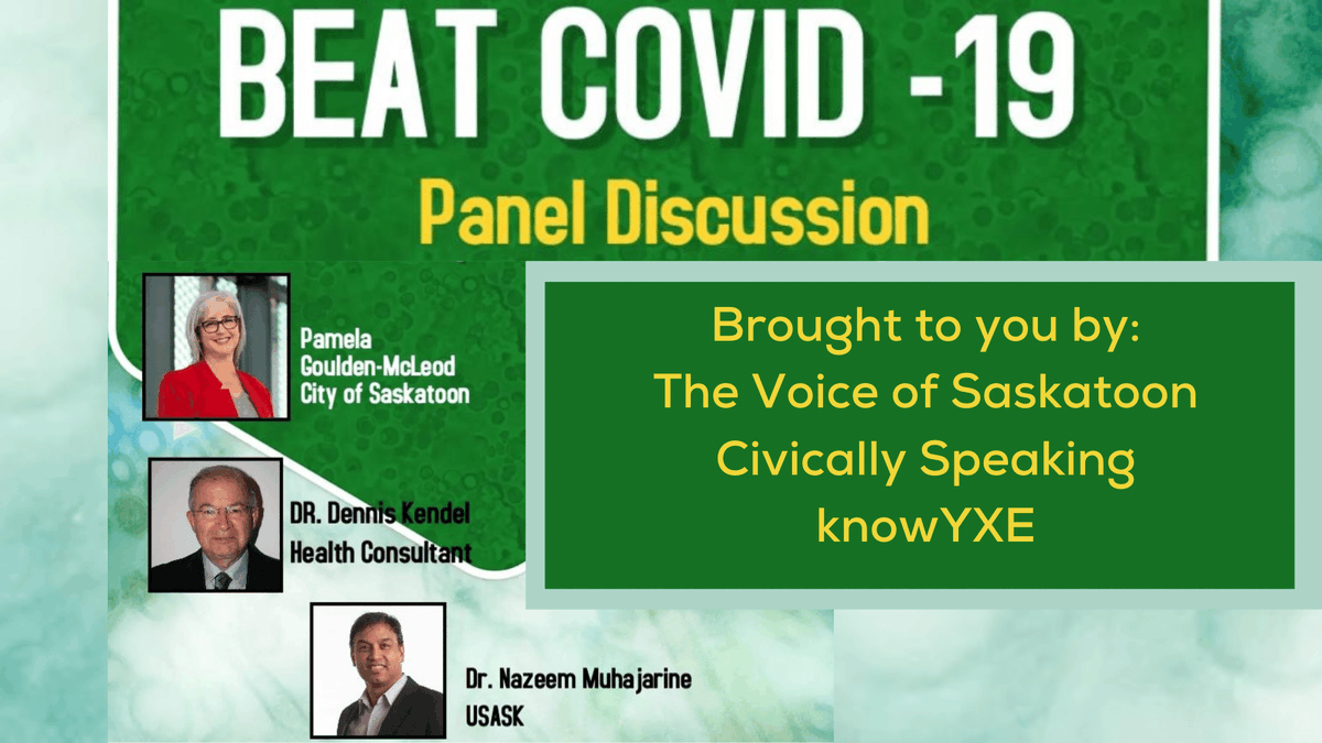 Join us for another informative panel looking at the current COVID-19 situation. Watch LIVE Wednesday, December 15 at 7 p.m. on our Facebook page and YouTube channel. #yxe #saskatoon #covid19sk