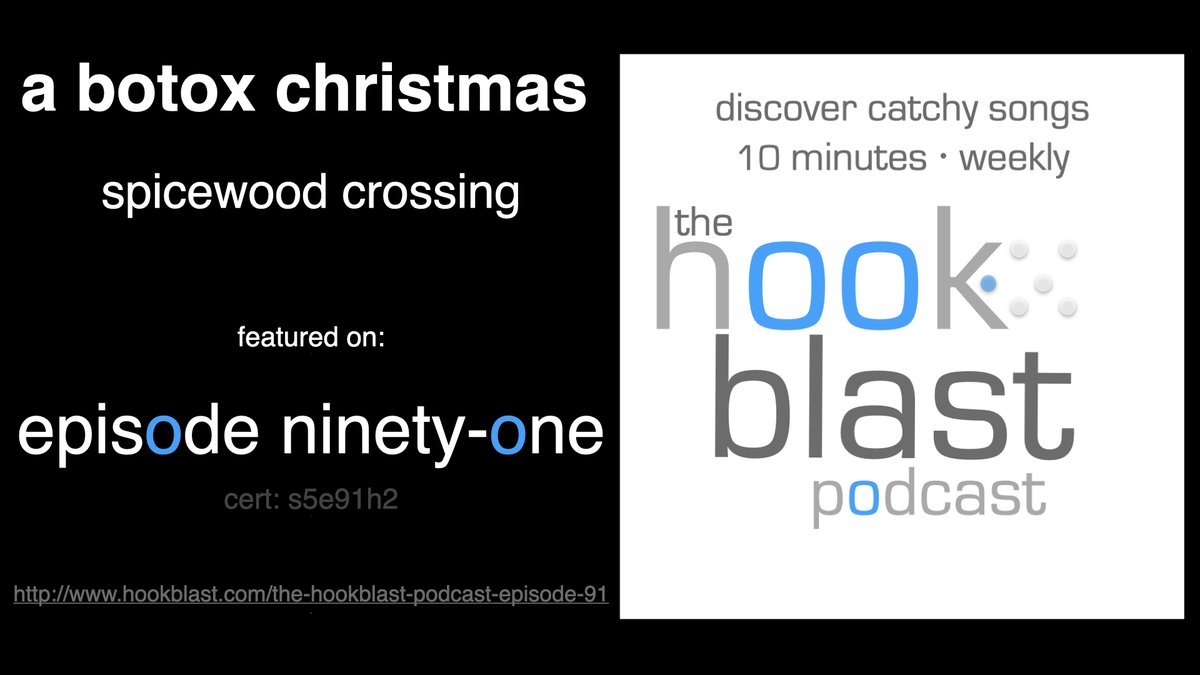 Spicewood Crossing (<a href="/BuckThrockmort/">Buck Throckmorton</a>) thought songs like "Santa Baby" could use a modern updating. "A Botox Christmas" is sure to put a smile on your face, and it's featured on Episode 91 of #TheHookblastPodcast bit.ly/3qbwolB #NewMusic #JustTheHooks