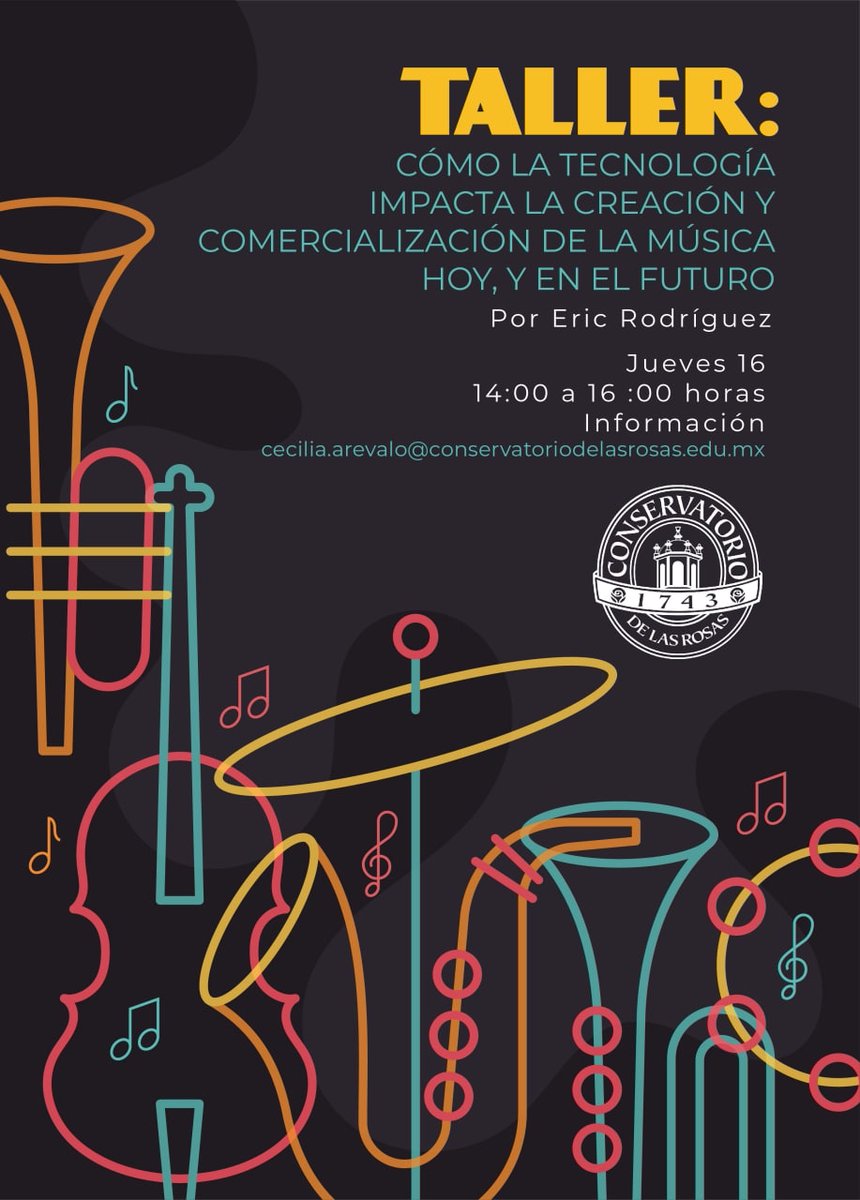 MusicRevoltT's tweet photo. Los artistas en la industria de la música, necesitan encontrar un mundo que les de mejores oportunidades para vivir de lo que hacen bien.
Aparta tiempo esta semana y acompáñanos! 
#ConservatorioDeLasRosas #Musica https://t.co/FCYFPChC0f