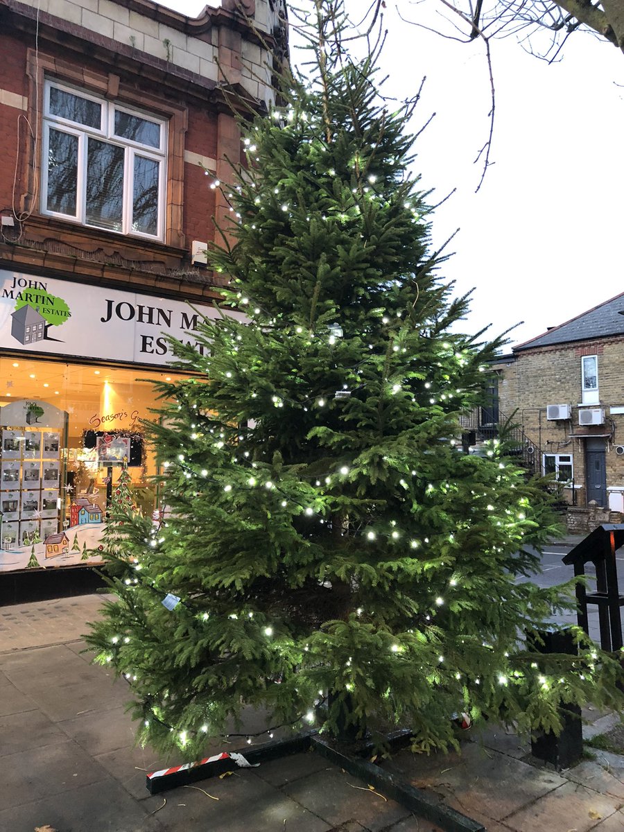JJM_Ealing's tweet photo. The Christmas tree on #pitshangerlane courtesy of @EalingCouncil #HighStreetsTaskForce is now lit up &amp; ready for decorating
Operation “Bring a bauble” (or tinsel) begins - come along Tues, Weds, Thurs this week 3.30 - 4.30pm to make your contribution.
#loveealinglovelocal https://t.co/xEX3y32CyX