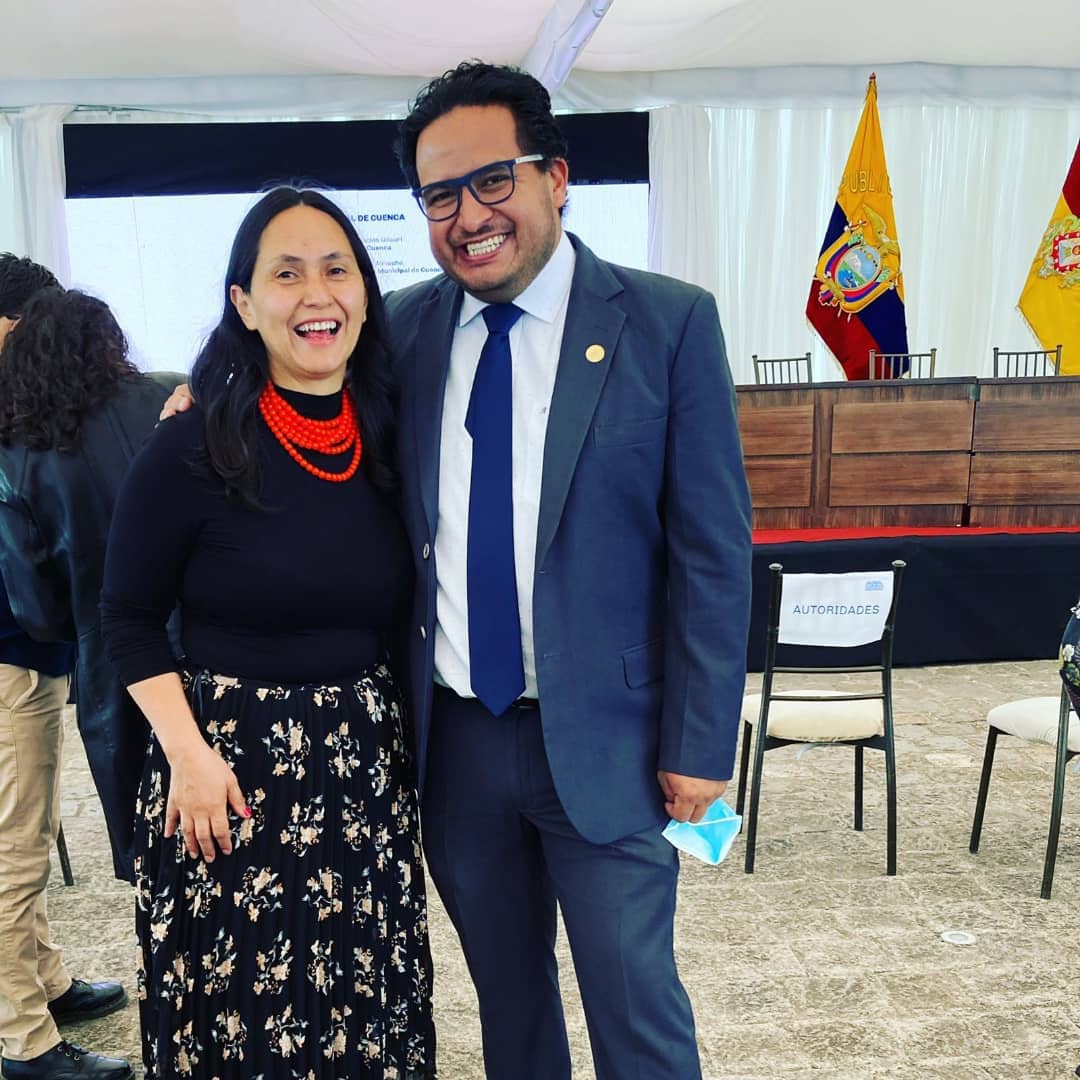 mz14uartes's tweet photo. Nuestra Directora Ejecutiva, Dra. Tania Navarrete, estuvo participando en la Bienal de Cuenca en su Décimo quinta edición en representación del Sr. Rector William Herrera. https://t.co/6DA3gCYzN4