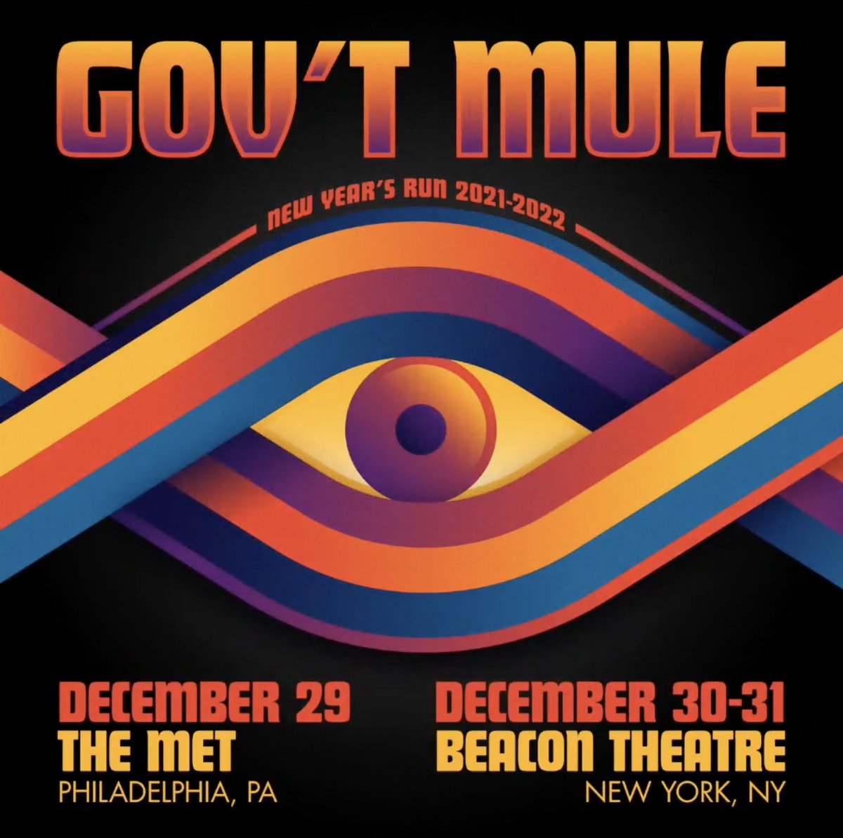 govtmuleband's tweet photo. Our New Year's Eve gigs in New York and Philadelphia are only a couple of weeks away! Get your tickets now and come see us perform some songs from our new album Heavy Load Blues, and all of your favorite Mule tunes. Tickets : https://t.co/4TJtIqReYB
#govtmule #mulelive https://t.co/EpKrxEUXFo