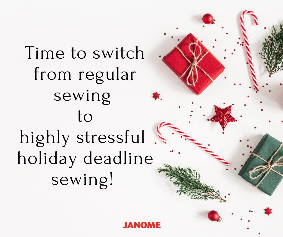 Have you finished your holiday sewing projects?