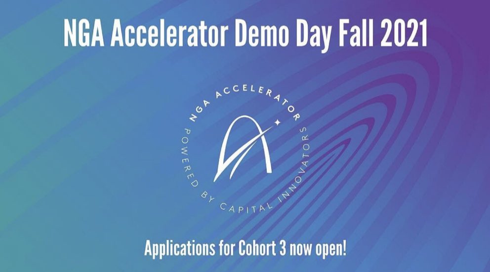 The @NGA_GEOINT Accelerator Powered by @CapInnovators Fall 2021 Cohort 2 Demo Day is on Thursday! Don’t miss your chance to see 8 geospatial tech startups demonstrate their products virtually on December 16 from 12-2pm. Register today ➡️ eventbrite.com/e/nga-accelera…