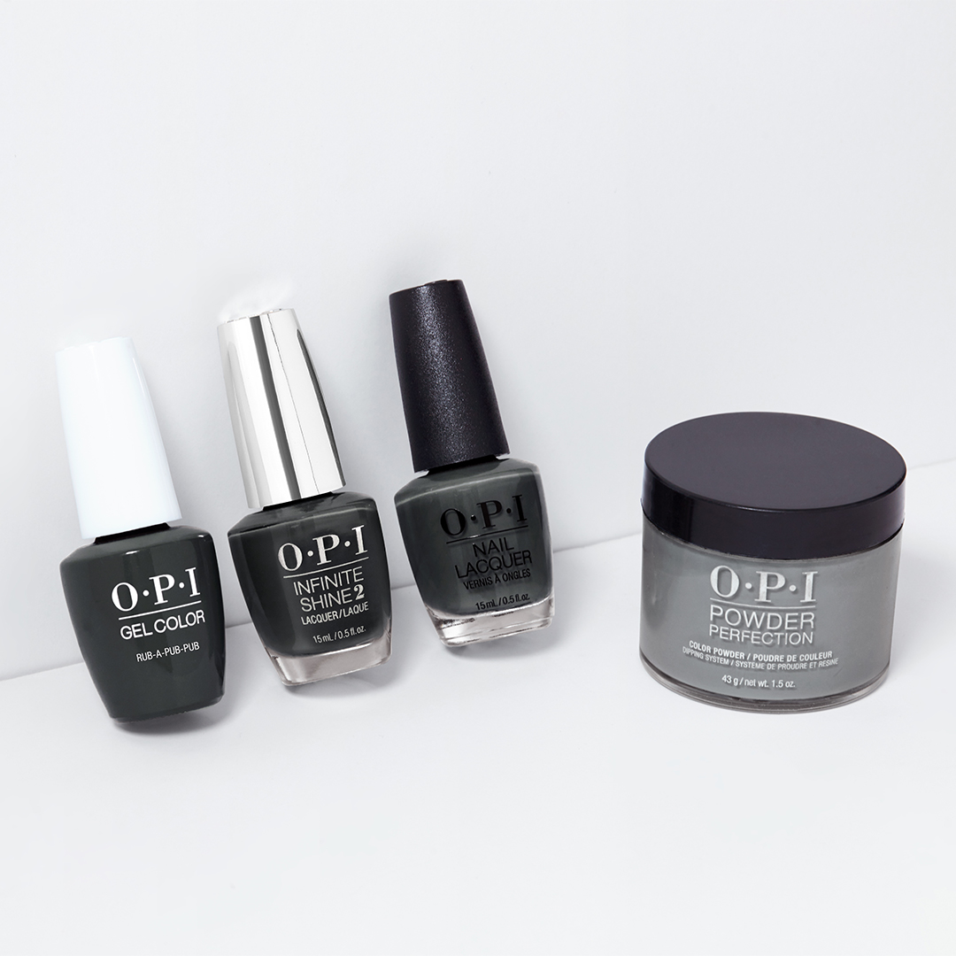 OPI_PRODUCTS's tweet image. #RubAPubPub: A dark coal gray that brings on the glam for the holidays. Now available in #OPIPowderPerfection! 🎉

Try this Shade: bit.ly/3GwpDRS

#ColorIsTheAnswer #OPIPro #GrayNails #NYENails #OPIScotland #DarkNails #ModernNails #DipMani #OPIObsessed #DipNails