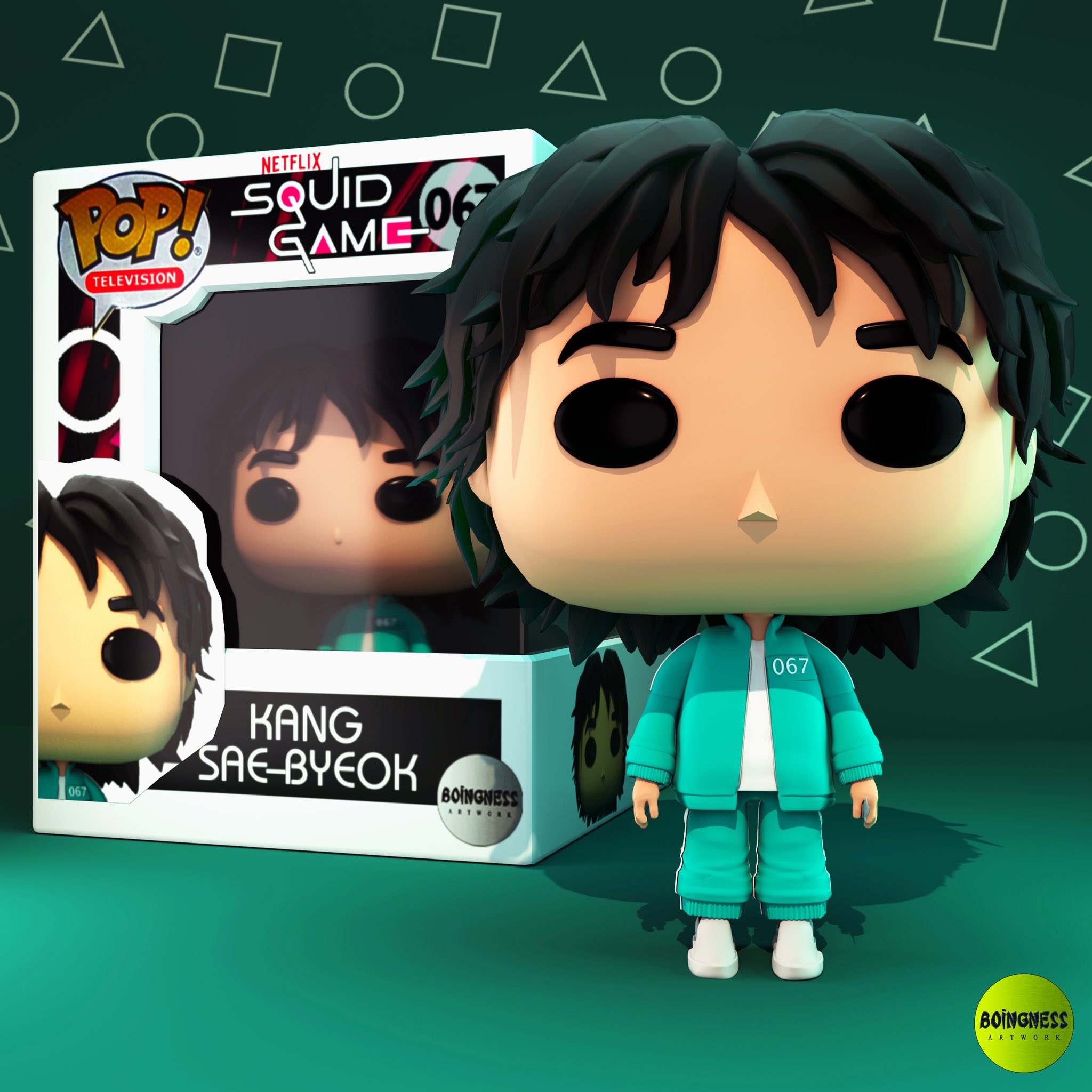 boingness | Blsssssd NFT on Twitter: "067 Funko Pop fan art Who is your  favorite Squid game character? #squidgame #FunkoPop #067 #067art  https://t.co/cfEsWMLbsv" / Twitter