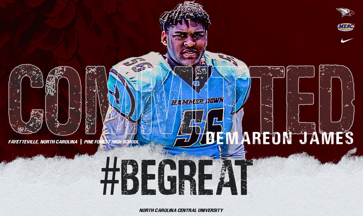 #AGTG 🙏🏽I want to thank my Parents,Coaches,And to everyone who supported me but I Will be Continuing my Academic and Football Career at NCCU 1000% COMMITTED 🔴⚫️🦅@coach_iwilliams <a href="/ACoachKing/">Antonio King</a> <a href="/AcademyAhop/">AHOP CHRISTIAN ACADEMY Football</a> <a href="/CoachSochovka/">Coach Sochovka</a> <a href="/NCCUrecruiting/">NC CENTRAL FB | RECRUITING</a>