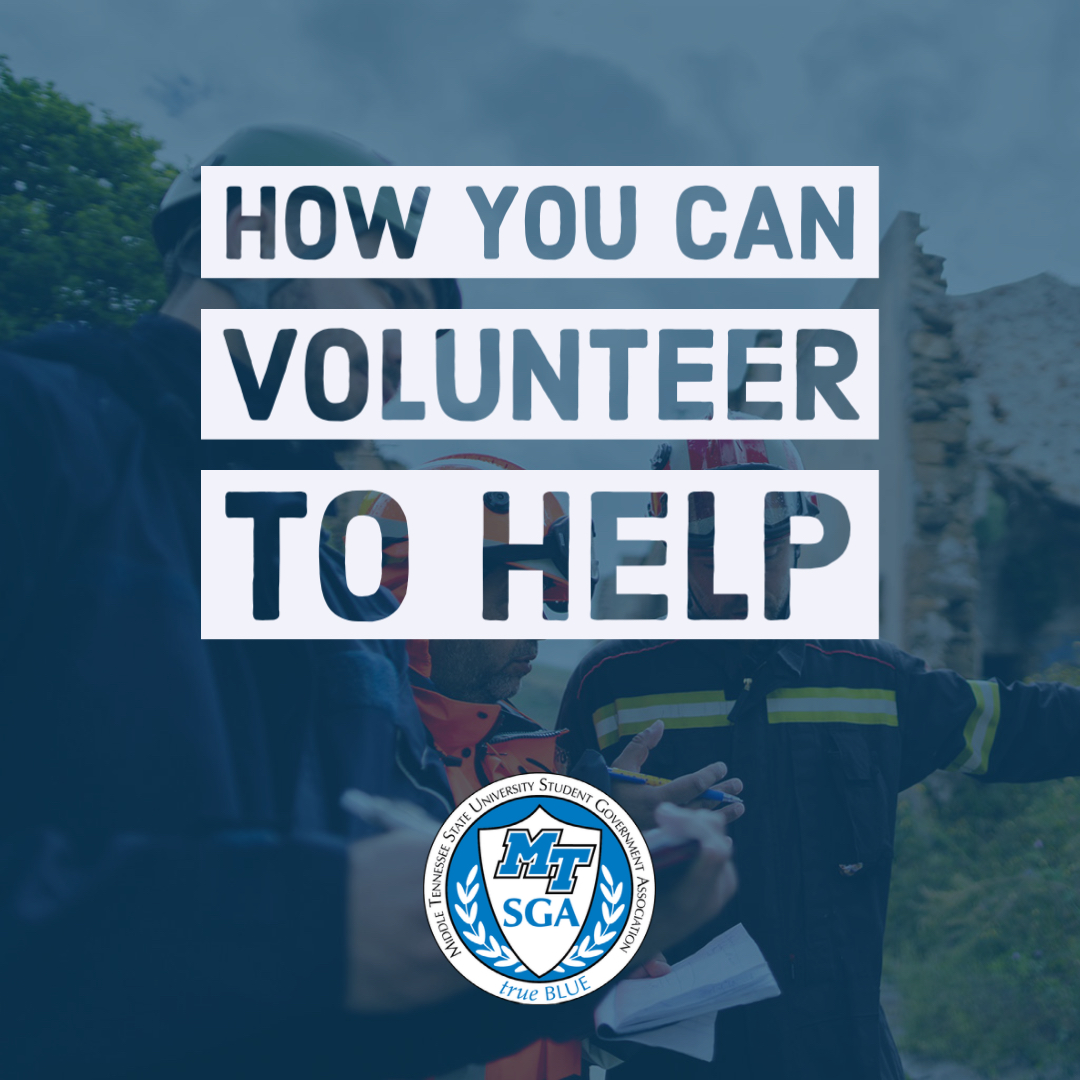 MTSUSGA's tweet image. Here is some information on how you can get involved with relief efforts in Kentucky and Tennessee.
#kystrong #tnstrong