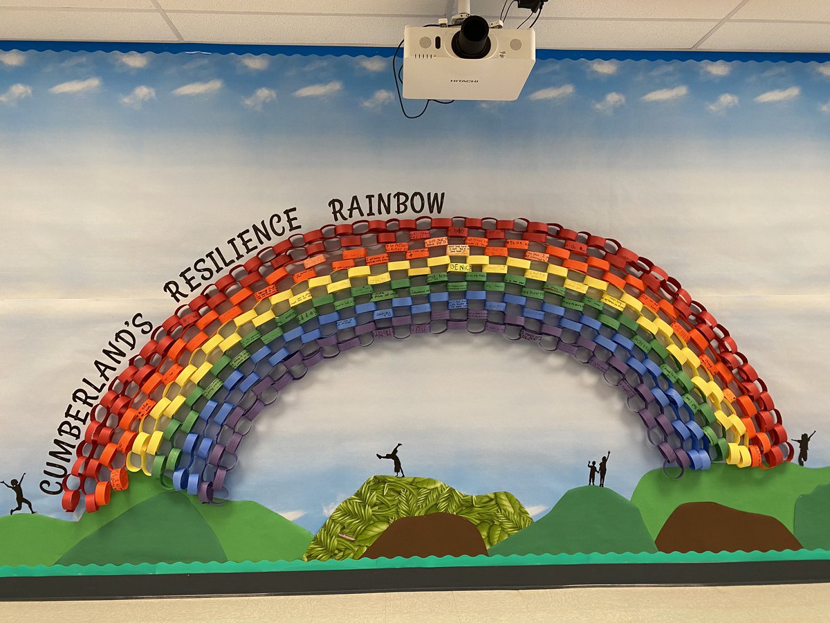 With the rain comes a rainbow! <a href="/SunnyvaleSD/">SunnyvaleSD</a> #CumberlandResilienceRainbow