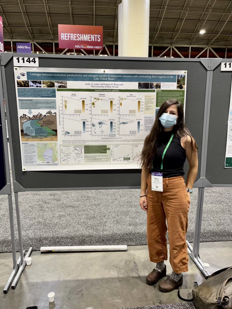 Kelly Loria (@kellyaloria) on Twitter photo Come chat about stream productivity today! #AGU21
H15I: Nutrient Transport, Aquatic Metabolism, and Water Quality in a Changing World II Poster <a href="/jrblasz/">Joanna Blaszczak</a> Come chat about stream productivity today! #AGU21
H15I: Nutrient Transport, Aquatic Metabolism, and Water Quality in a Changing World II Poster <a href="/jrblasz/">Joanna Blaszczak</a>