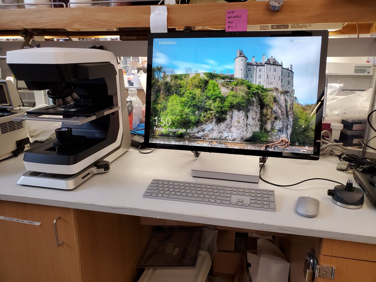 tongbinwu's tweet photo. New toy in the lab! 😍 #ECHORevolution @Discover_Echo https://t.co/OOBzXOg5Y4