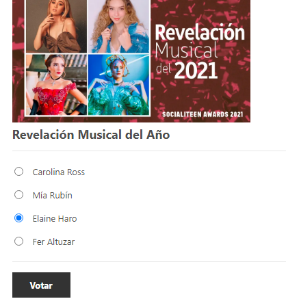 ElainersBc's tweet photo. Nosotras Ya Votamos Y Tu Ya Lo Hciste
Si No Que Esperas #Elainer Corre Y Deja Tu Voto Para @ElaineHaroMusic
Link Para Votar👇👇
https://t.co/prQszdRHcP https://t.co/ODVU0QvB23