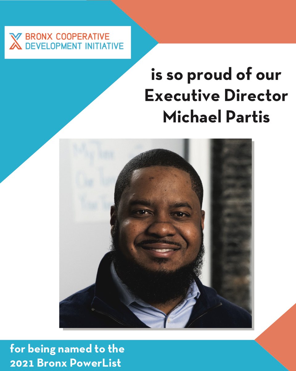 bronxfuture's tweet photo. For Michael & BCDI, our work is cooperatively visioned and driven. We share this year's "Bronx PowerList" honor with our staff, board, & partners. We thank ALL THE PEOPLE that collectively make our transformative, community-led mission possible. #economicdemocracy #bronxpowerlist https://t.co/d5BpjE7giF