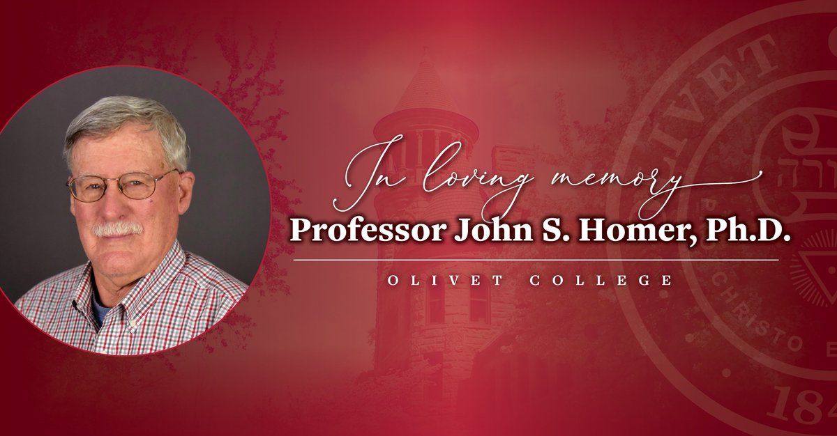 theuofolivet's tweet photo. With great sadness, we share the tragic news that Professor John S. Homer, Ph.D., was killed in an auto accident on Dec. 11, 2021. We invite you to join a special group to post your memories and photos of John at https://t.co/MF7Jzn8XSU. https://t.co/epWJal8UH9