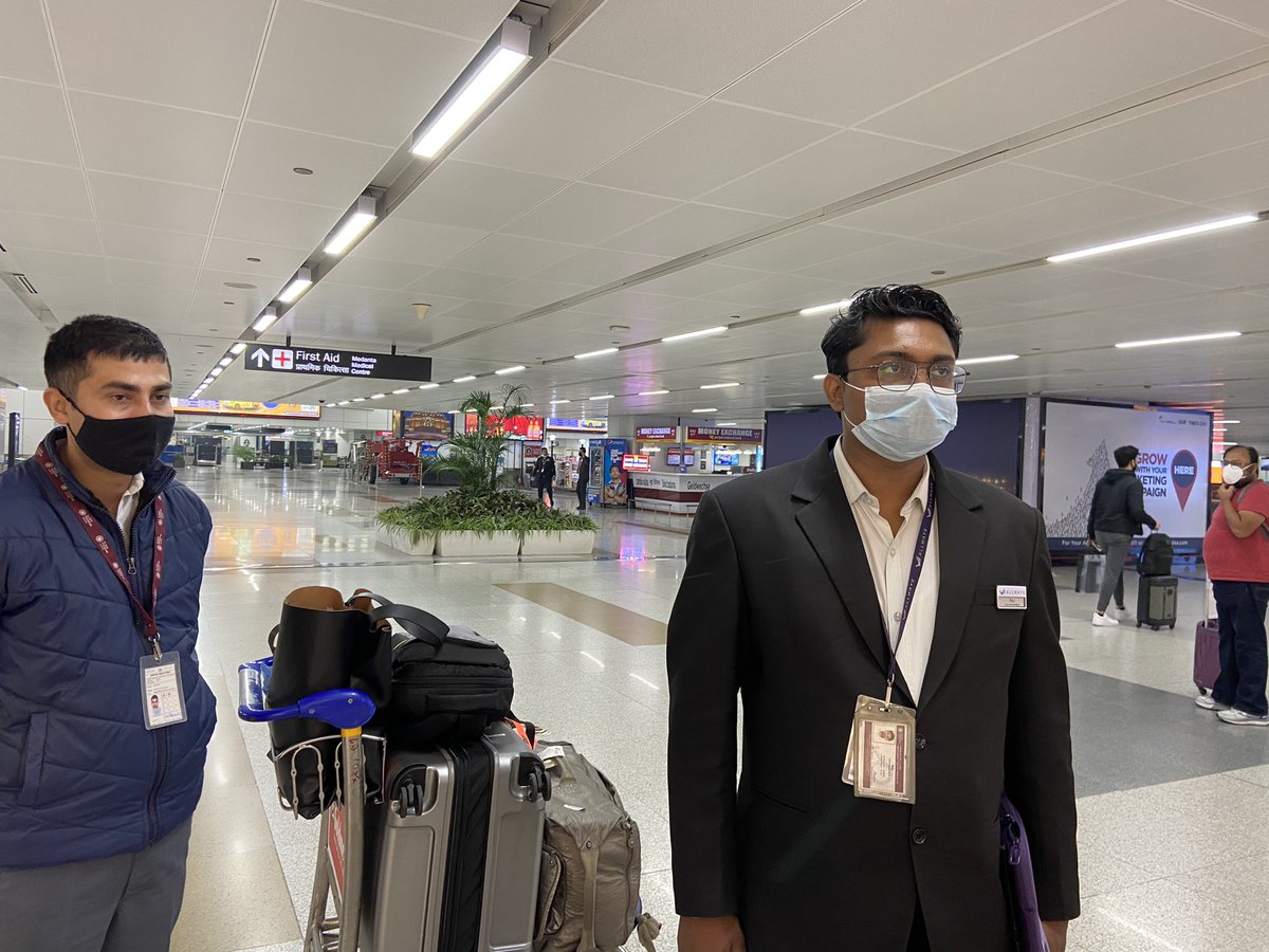 BDUTT's tweet photo. Seamless exit from @DelhiAirport on return from London. Still say RT PCR at destination &amp; departure needless but got my results under an hour. Also excellent airport meet and greet customer care service I used for first time by Raju of Allways. Good to travel , better to be home https://t.co/RtPBx1d7hR