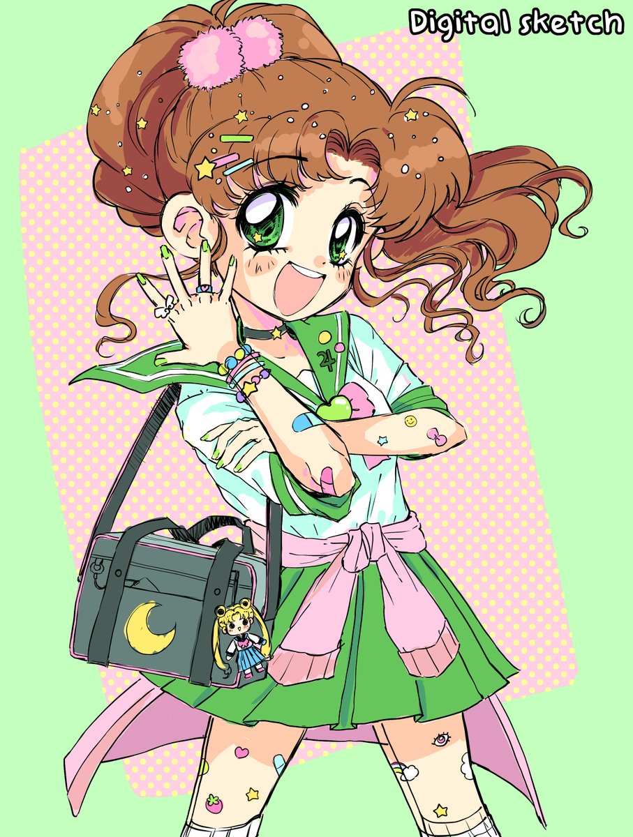 Some Sailor Jupiter step-by-step c:
I'll be uploading more step-by-step processes in the future on my Patreon starting 2022! 