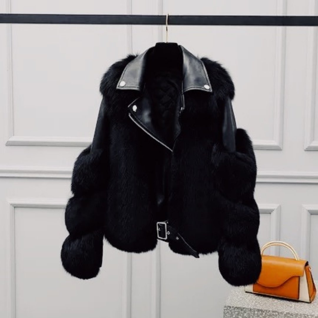 feocollection's tweet photo. Faux Fur Leather Biker Jackets dropping next week ❄️ Who's ready? https://t.co/kHJdX4YQa6