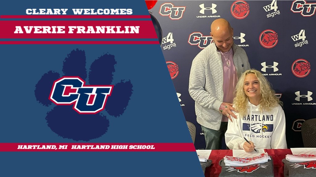 AthleticsCleary's tweet photo. @ClearyWLAX has signed Averie Franklin from @hartlandsports / @HartlandLax2013 to the C/O 2022

Welcome to Cleary! https://t.co/xX9PlyXHWr