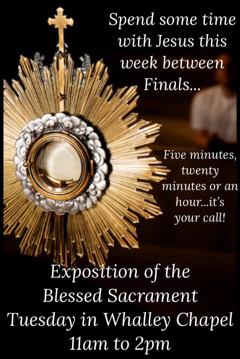 CatholicUPJ's tweet photo. Spend some time with Jesus.... https://t.co/4rChUpw8uO