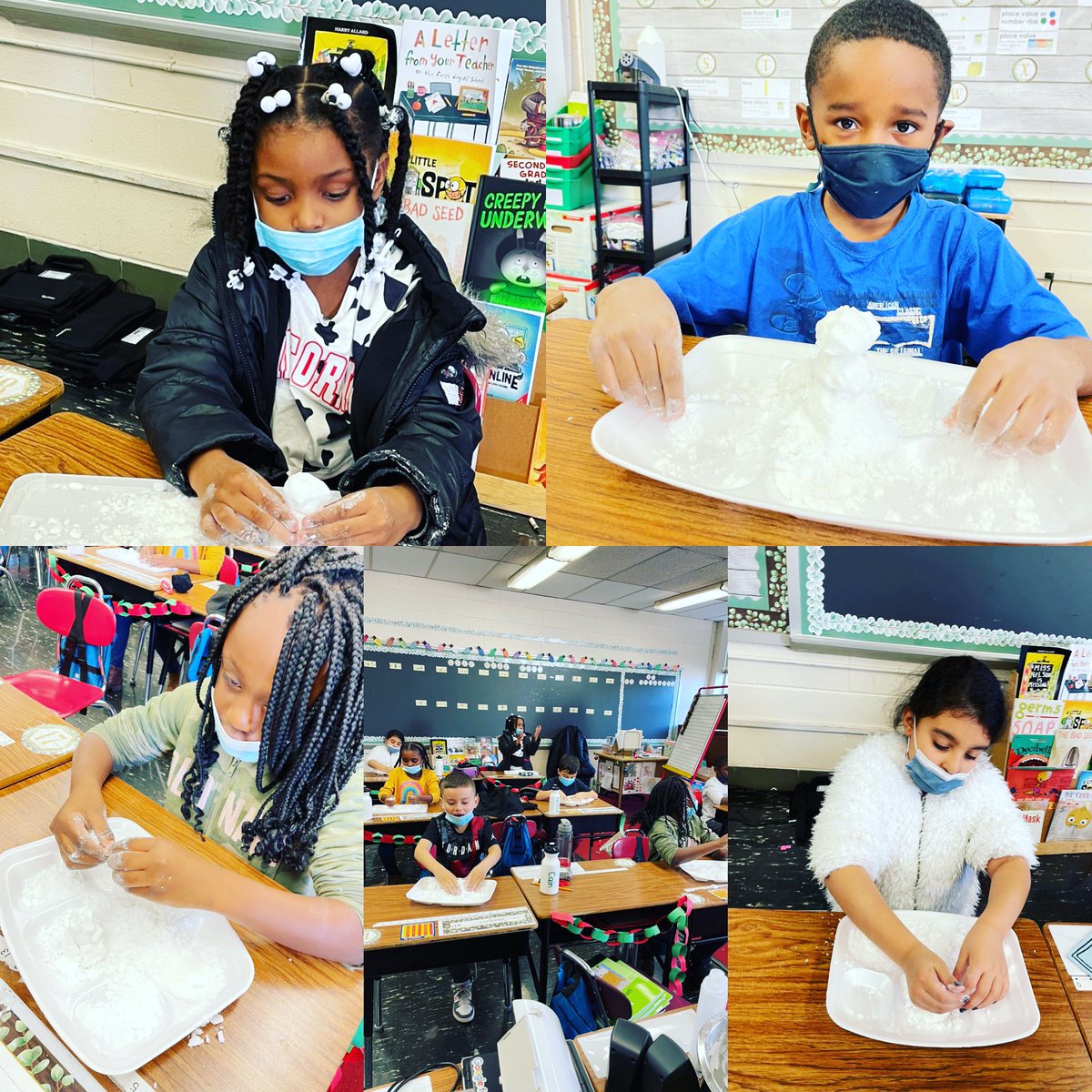 SPEDin2Learning's tweet image. Today for Science we made and played with snow!