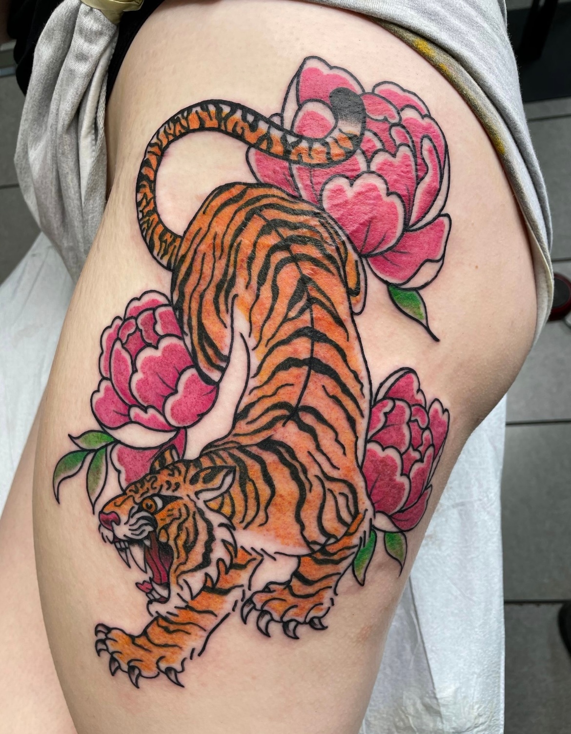 Tiger Girl Tattoo  INKVASION Tattoo Studio  SINGAPORE