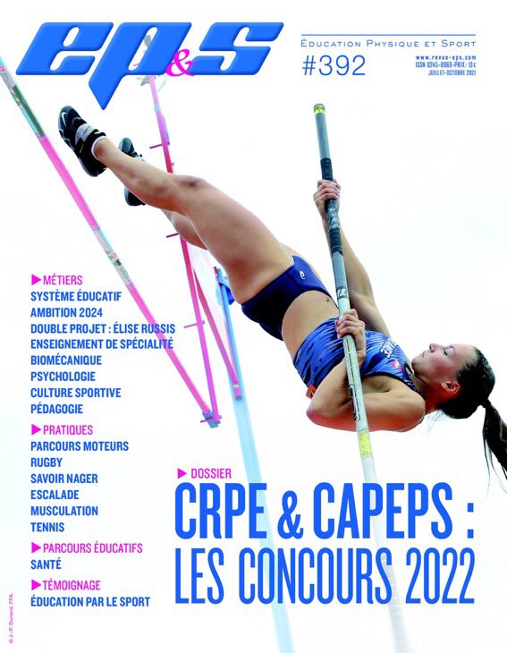 Newsletter #102 des <a href="/EditionsEps/">Editions EP&S</a> avec un focus particulier sur la 6ème semaine olympique et paralympique… mais pas que :
👉 un dossier dans le dernier numéro consacré aux nouveaux concours,
👉 un ouvrage à la une,
👉 un événement à venir.
maj.revue-eps.com/newsletter/pre…