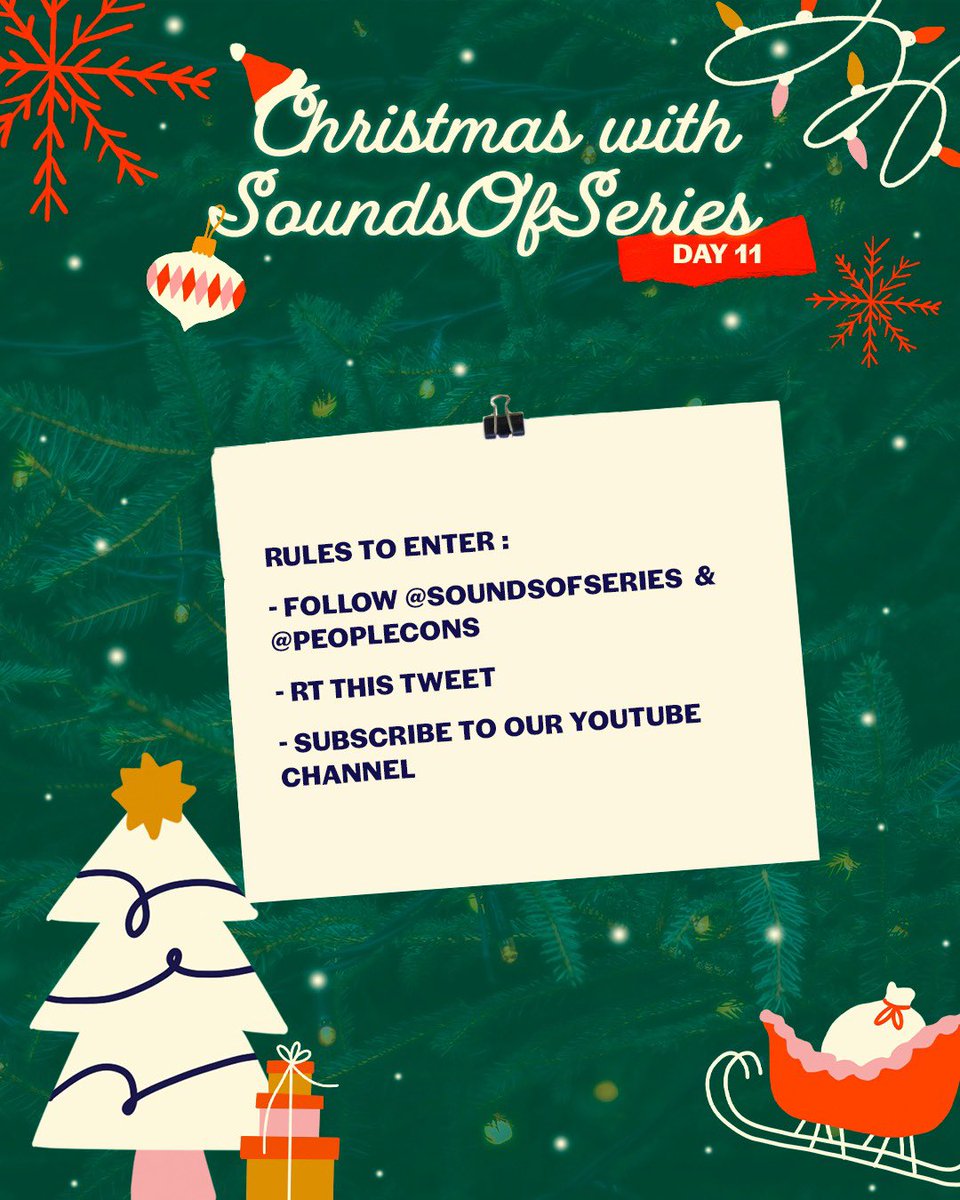 SoundsOfSeries's tweet photo. #CHRISTMASWITHSOS - DAY 11
Win an autograph of Joe Keery at the 'Stranger Fanmeet 1' by People Convention.
To enter:
▪️ RT this tweet
▪️ Follow @SoundsOfSeries & @peoplecons
▪️ Subscribe to our youtube channel : https://t.co/YogxpMoT0l https://t.co/0Slz3cPehW