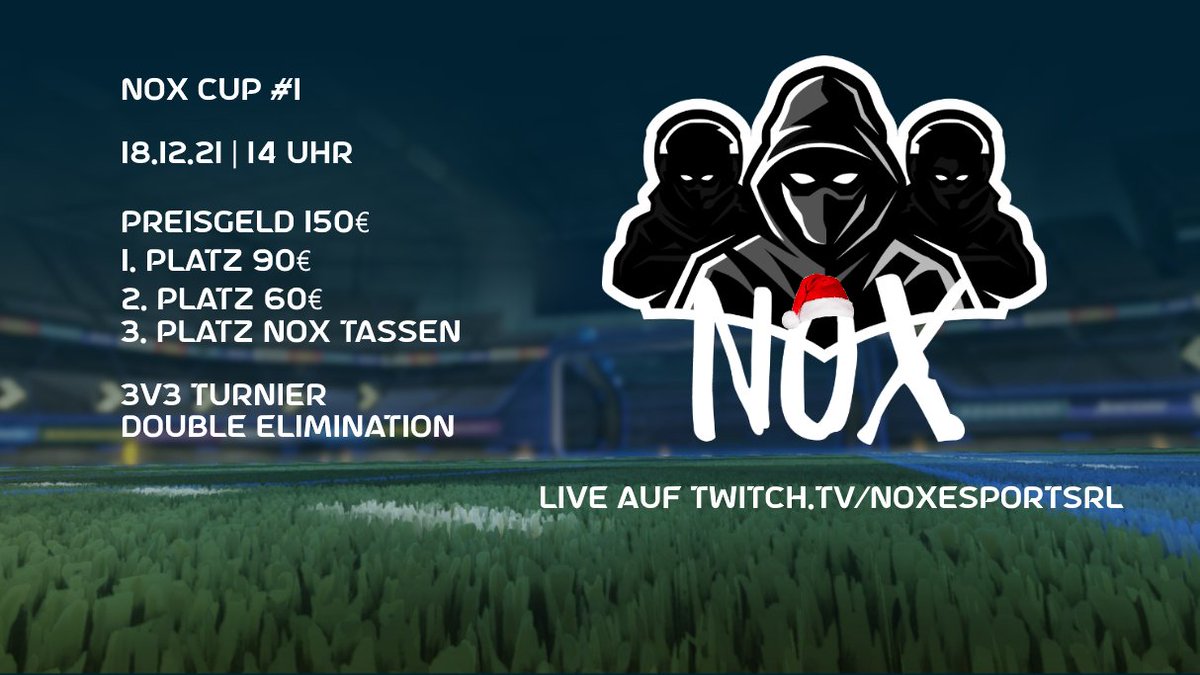 Hiermit laden wir herzlich zum NOX Cup #1 ein

Infos zur Registrierung/zum Ablauf findet ihr unter folgendem Link (oder Bild s. unten):

battlefy.com/nox-esports-to…

Auf unserem Discord kümmern wir uns um eure Fragen!
dsc.gg/noxesports in noxcup-support

twitch.tv/noxesportsrl