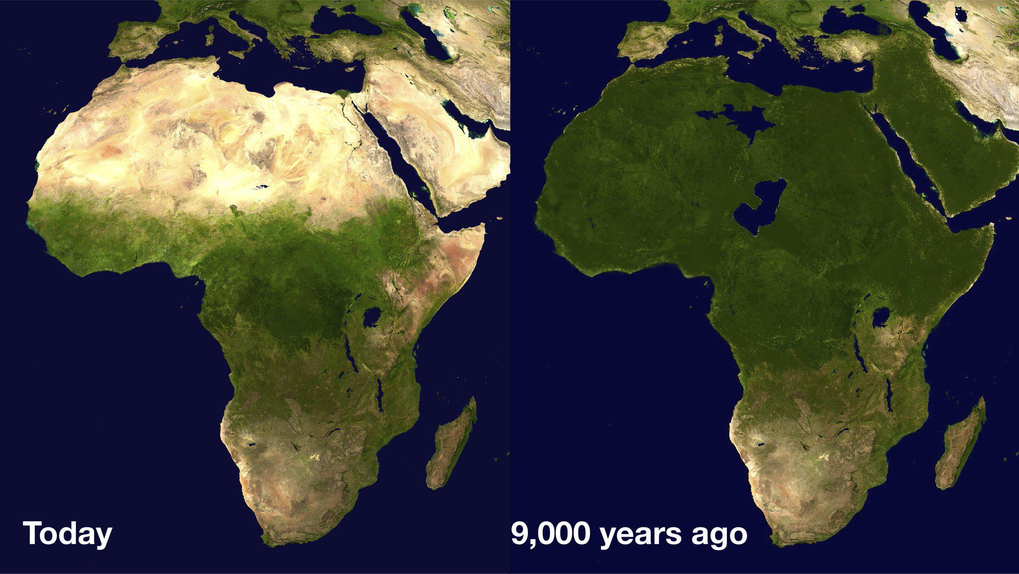 The Big Data Stats on Twitter "Africa now and then, fun fact it lasted