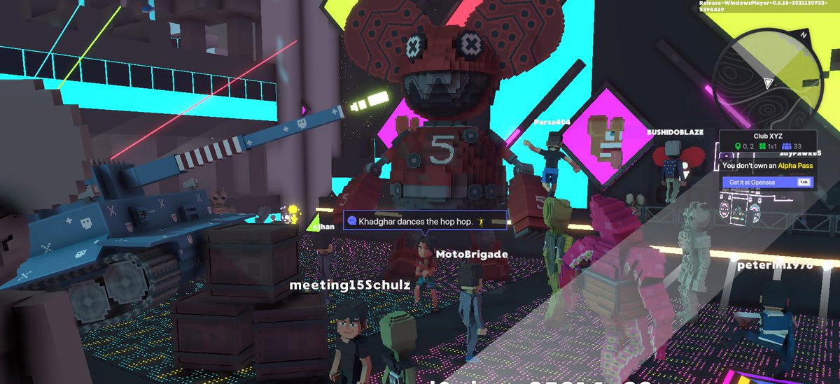 PascalStane's tweet photo. @TheSandboxGame @deadmau5 Dancin with my Homie Deadmau5

#TheSandBoxGame #SandBoxAlphaContest https://t.co/qvmly8Conk