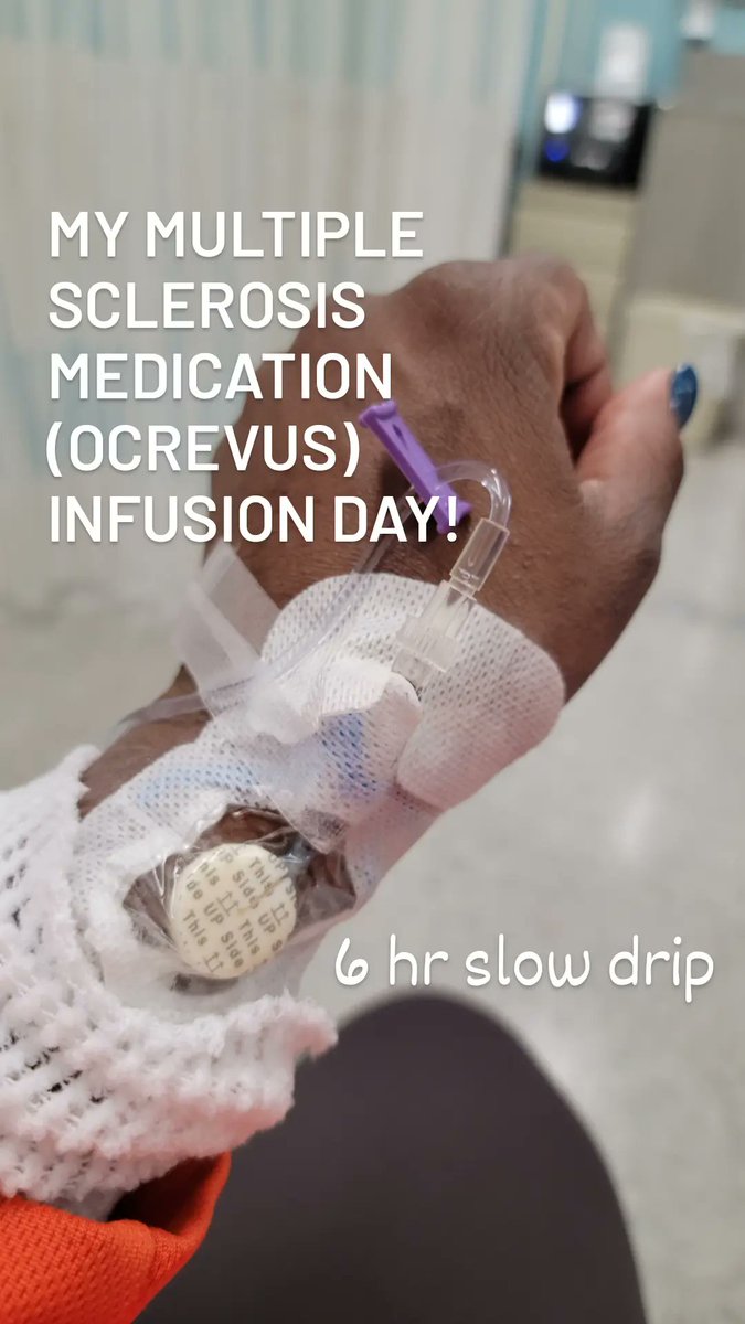 SonniSings's tweet photo. Had my MS infusion today #JamesAHaley Infusion Cli ic. Now, I'm resting it out for hockey tomorrow! 🧡 #MSWarrior
#SonniStrong
#SheFights #PoweringThruMS https://t.co/06tWv45cqz