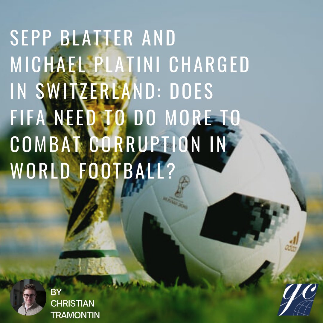 In our latest NewsWatch article, Christian Tramontin explores the newest revelations of corruption within FIFA and what that means for the organization moving forward.   

Link in bio! 

Photo by Fauzan Saari on unsplash